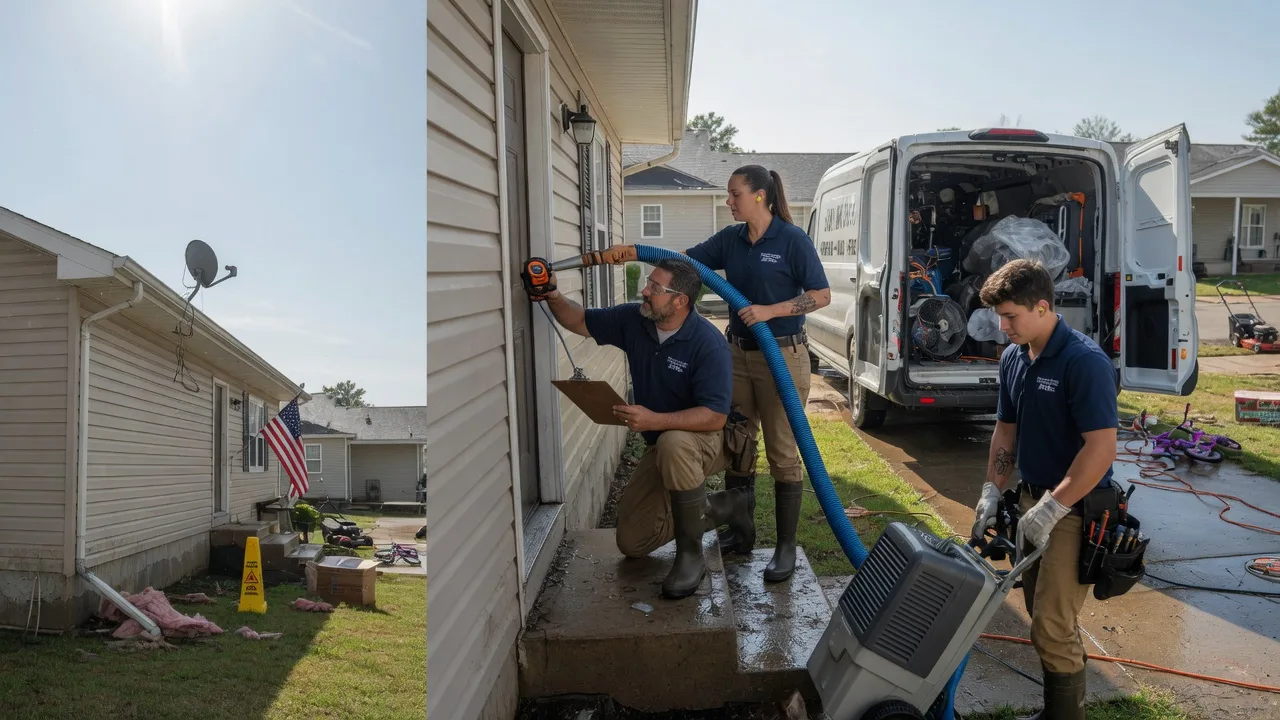 Ceiling Water Damage Restoration in Oelwein, IA near me